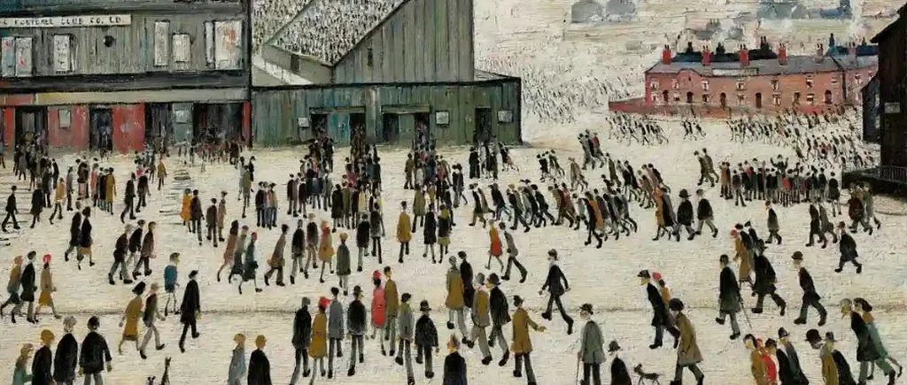 Tabloul „Going to the Match” al lui LS Lowry a stabilit un record pentru artist