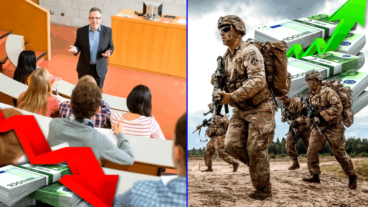 Am tăiat constant de la Educație și Sănătate, dar cheltuielile militare ale României au crescut cu 200% în ultimii 4 ani