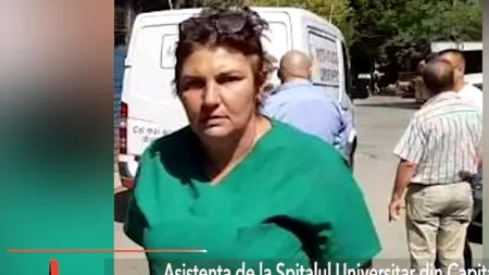 Am făcut GREVA FOAMEI, nu am fost la DISCOTECĂ! Asistenta grevistă de la Spitalul Universitar a fost CONCEDIATĂ