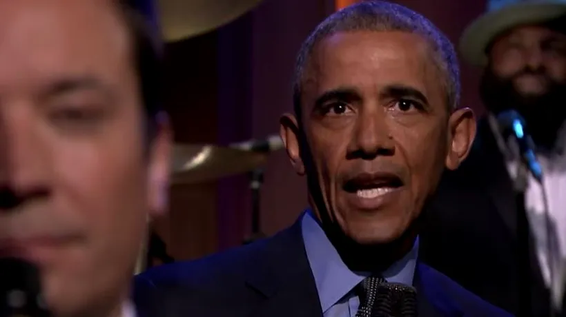 Obama și-a făcut bilanțul pe ritm de R&B și soul, la show-ul lui Jimmy Fallon