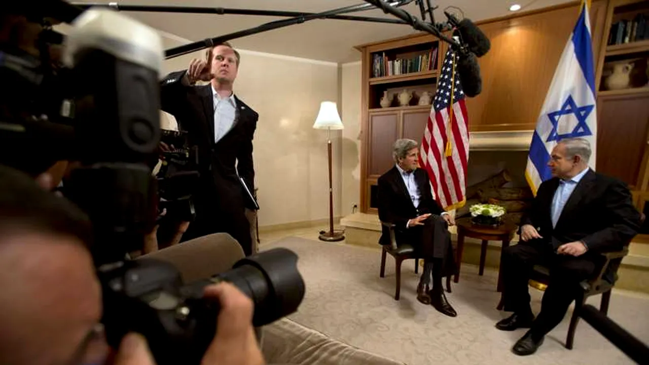 John Kerry la Ierusalim. Reuniune-maraton cu Benjamin Netanyahu