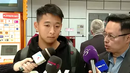 Lu Yuefeng, primul fotbalist chinez din România, a ajuns în țară. Primul cuvânt pe care l-a rostit în limba română