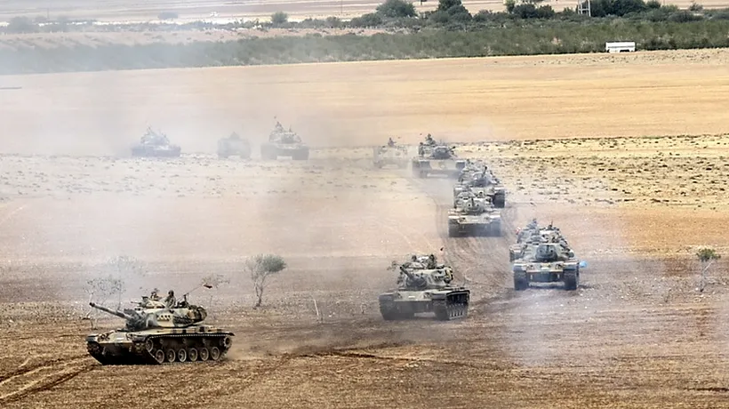 Operațiune de amploare în Siria. Tancurile armatei turce atacă poziții ale Statului Islamic 