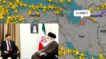 Trei avioane cargo cu destinația Luxemburg au dispărut de pe RADAR când s-au apropiat de Iran. China ar aproviziona cu arme regimul de la Teheran