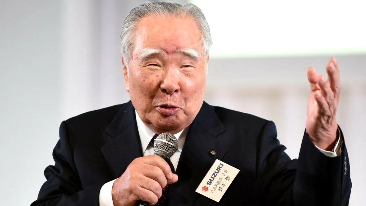 A MURIT Osamu SUZUKI, fostul director al grupului japonez de automobile. Acesta avea 94 de ani
