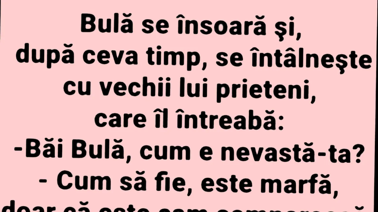 BANC | Bulă și nevasta 