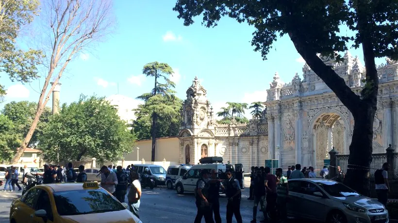 Incident armat în fața Palatului Dolmabahce din Istanbul