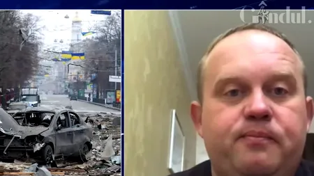 VIDEO | Mărturia unui ucrainean al cărui oraș este atacat de ruși: ”Simt război, trăiesc război! După obiective militare, acum atacă civili, copii, femei, toți sunt considerați inamici”