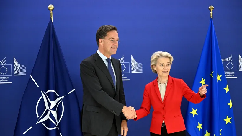 Rutte și von der Leyen promit consolidarea PARTENERIATULUI strategic NATO-UE