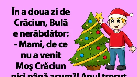BANC | Bulă și a doua zi de Crăciun