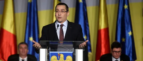 Ponta: Joi prezint starea națiunii - ce datorii avem și ce putem face