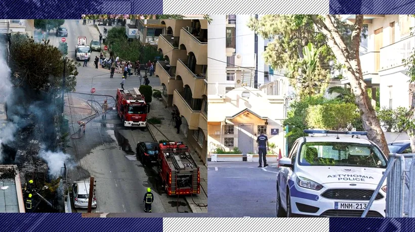 Explozie lângă ambasada Israelului din Cipru. Poliția a reținut patru bărbați, care ar fi sirieni