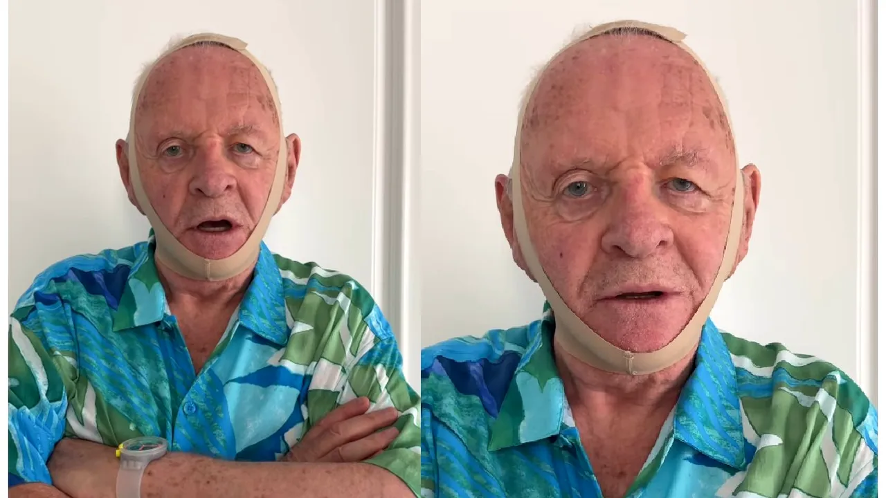 Anthony Hopkins, glume pe seama noii măști faciale lansată de Kim Kardashian: „Deja mă simt cu 10 ani mai tânăr”