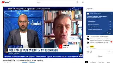 POLL Marius Tucă Show: „Care credeți că e cauza violenței excesive și a creșterii criminalității la tineri?”. Au existat patru variante de răspuns