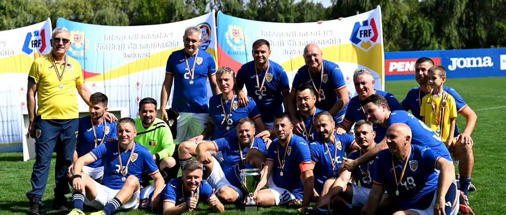 Lucian Bode: „Echipa de fotbal a Parlamentului României a devenit campioană!” | FOTO