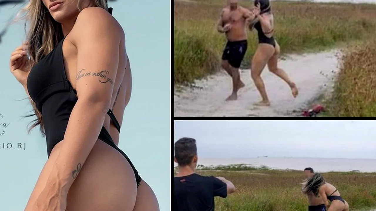 O luptătoare MMA a lovit un bărbat care s-ar fi masturbat în timpul ședinței foto la care tânăra participa