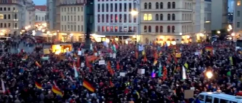 Imigranții nu mai sunt doriți în Germania: mii de protestatari, pe străzile din Dresda
