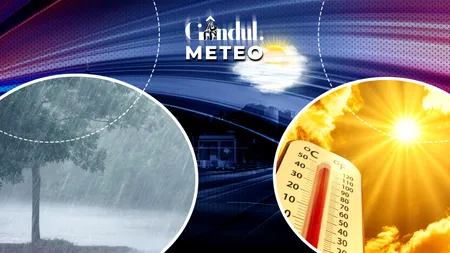 Scăpăm de averse, vijelii și grindină? În ce zone va fi caniculă, iar temperatura va ajunge până la 37 de grade. ANM, noi informații pentru Gândul