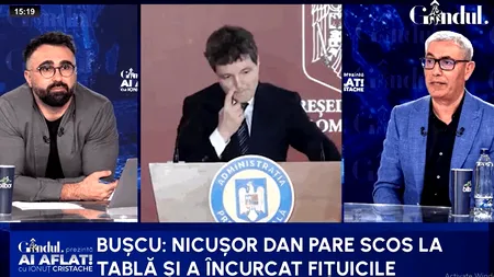 Doru Bușcu îl taxează pe Nicușor Dan pentru discursul haotic de la evenimentul privind dezinformarea: El însuși face o dezinformare/Nu femeile trebuie să poarte brățara, ci agresorul