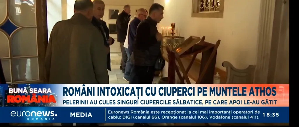 Unsprezece români s-au intoxicat cu ciperci otrăvitoare pe Muntele Athos. Cum se simt acum