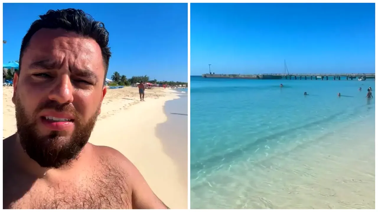 Cât a plătit un turist român pe o porție de pui cu cartofi prăjiți și o bere, pe o plajă din CARAIBE. „Se plătește cu dolari”