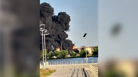 VIDEO | Forțele ruse au bombardat portul ucrainean Chilia Nouă. Atacurile, filmate de pe teritoriul României