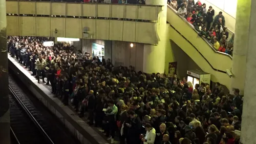 Jandarmeria și ISU, puse să păzească stațiile de metrou: accesul se restricționează când e supraaglomerație