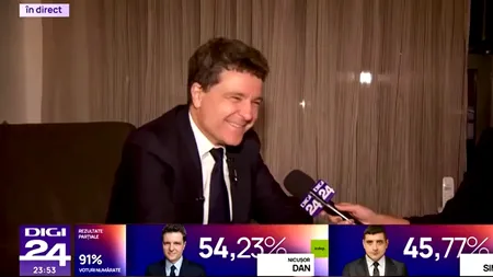 Nicușor Dan: „În privința rezultatului nu mai am emoții. În privința a ce urmează, am cele mai mari emoții: DEFICITUL”