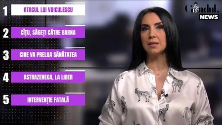 GÂNDUL NEWS. Ioana Mihăilă, susținută de Vlad Voiculescu în funcția de ministru al Sănătății