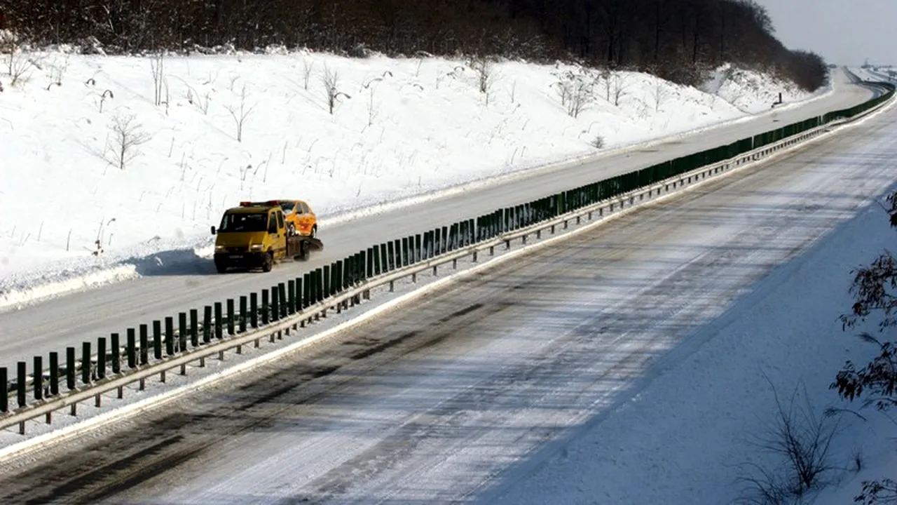 CNADNR dispune sancțiuni pentru întârzierea deszăpezirii pe autostrada A2