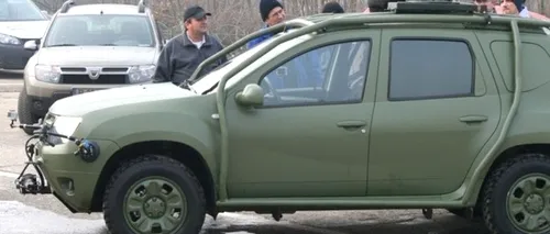 Dacia Duster Army, în drive test la Poligonul Mihai Bravu