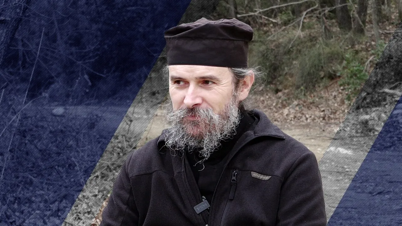 Părintele Teologos, la „Altceva cu Adrian Artene”: „Starea Raiului este starea de întrepătrundere, DUMNEZEU în noi”