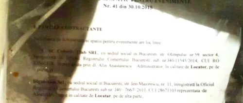 DOCUMENTUL care ar putea schimba dosarul Colectiv. Contractul care confirmă spusele patronilor, găsit parțial ARS în club