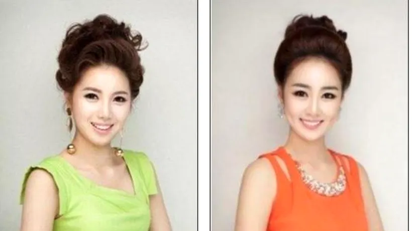 GALERIE FOTO. Cum au ajuns reginele frumuseții din Coreea de Sud să arate la fel