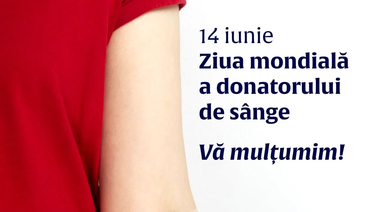 Ziua mondială a donatorului de sânge. Ioana Mihăilă: Cu o oră din timpul vostru și o singură donare de sânge puteți salva două vieți