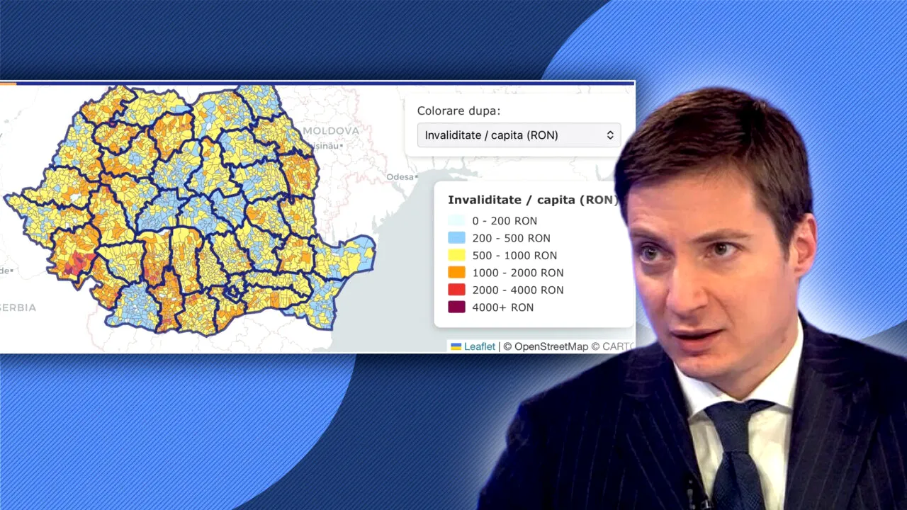 Andrei Caramitru prezintă harta 