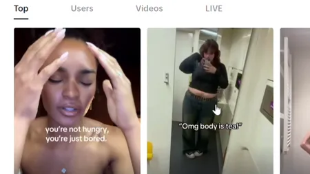 O nouă PROVOCARE periculoasă pe TikTok: promovează anorexia