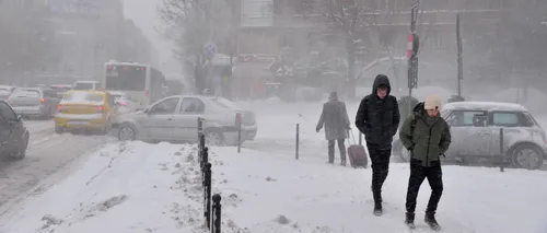 ALERTĂ METEO | Alerta de vreme rea: 17 județe intră sub cod galben de viscol și zăpadă