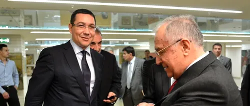 Iliescu evită să-i dea sfaturi lui Ponta: Un tânăr se simte jenat când vine un bătrân din ăsta să îi dea sfaturi