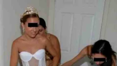 Cum a fost surprinsă această mireasă din Brăila în prima zi a anului