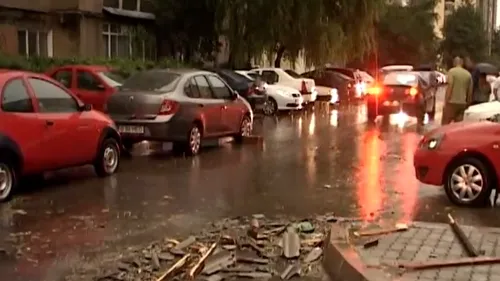 MAI: 18 persoane duse la spital, 78 de copaci căzuți în București și Ilfov, din cauza furtunii