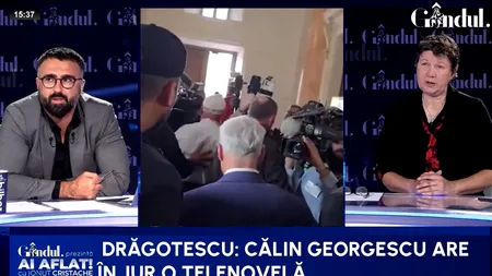 Corina Drăgotescu, verdict în scandalul Călin Georgescu: Nu mi-aduc aminte, în 35 de ani, ca personajul atacat să supraviețuiască atacului