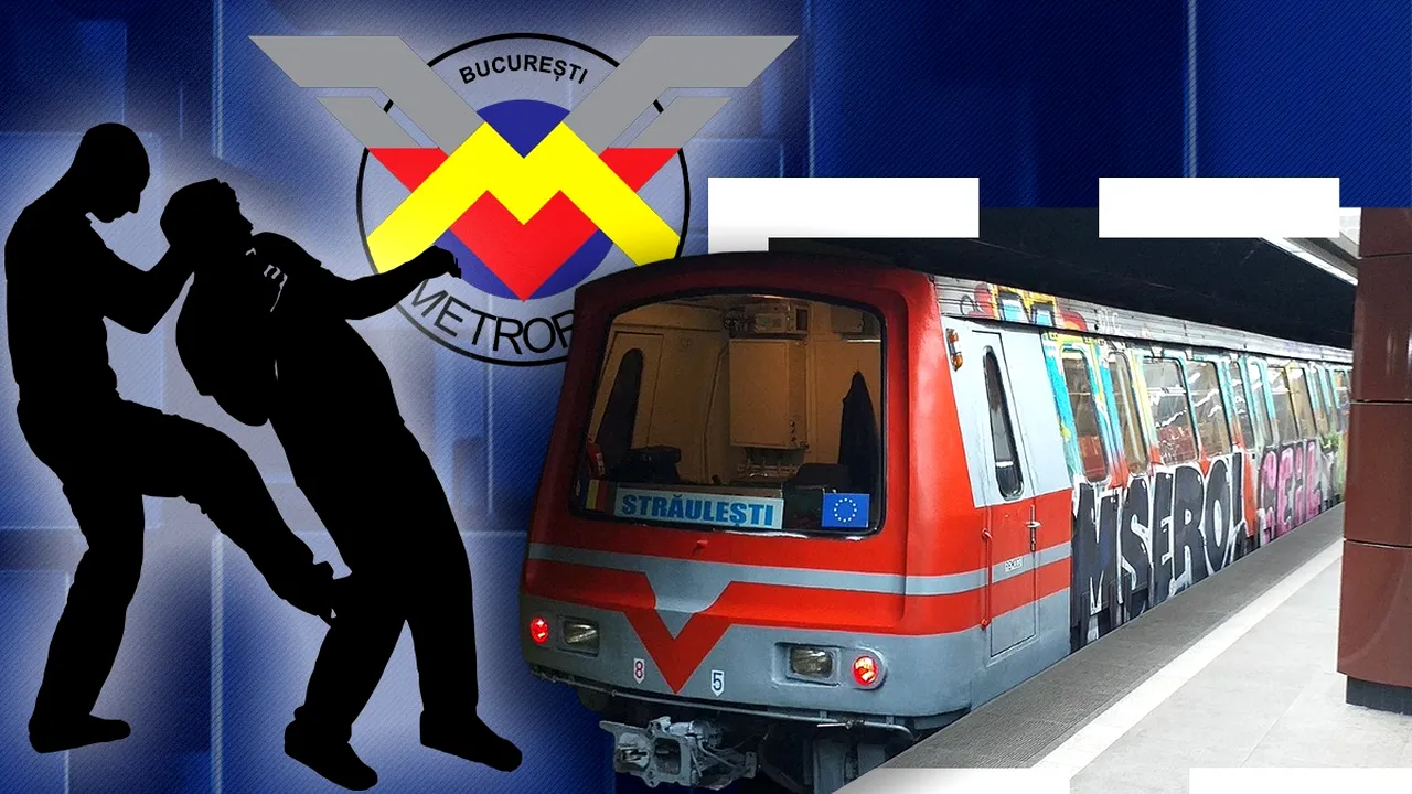 Motivul pentru care un mecanic de la Metrorex a fost bătut de un bărbat agresiv pe Magistrala 4, la Străulești. „I-a umflat ochiul, după ce a sărit în apărarea unei femei”
