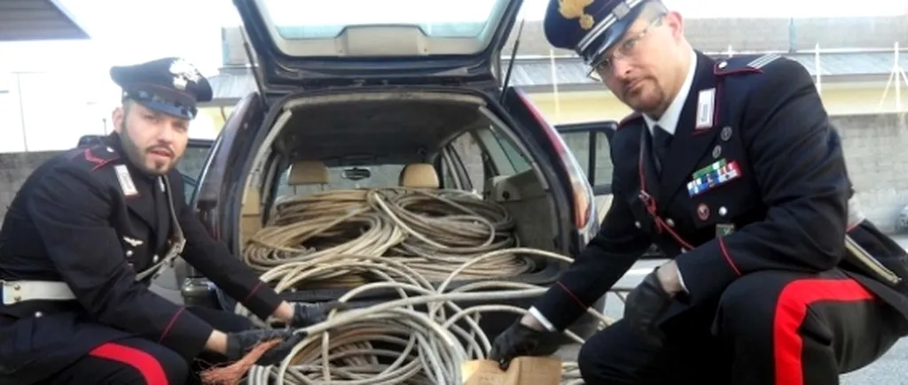 Hoții români de cabluri au lăsat o întreagă localitate din Italia în beznă