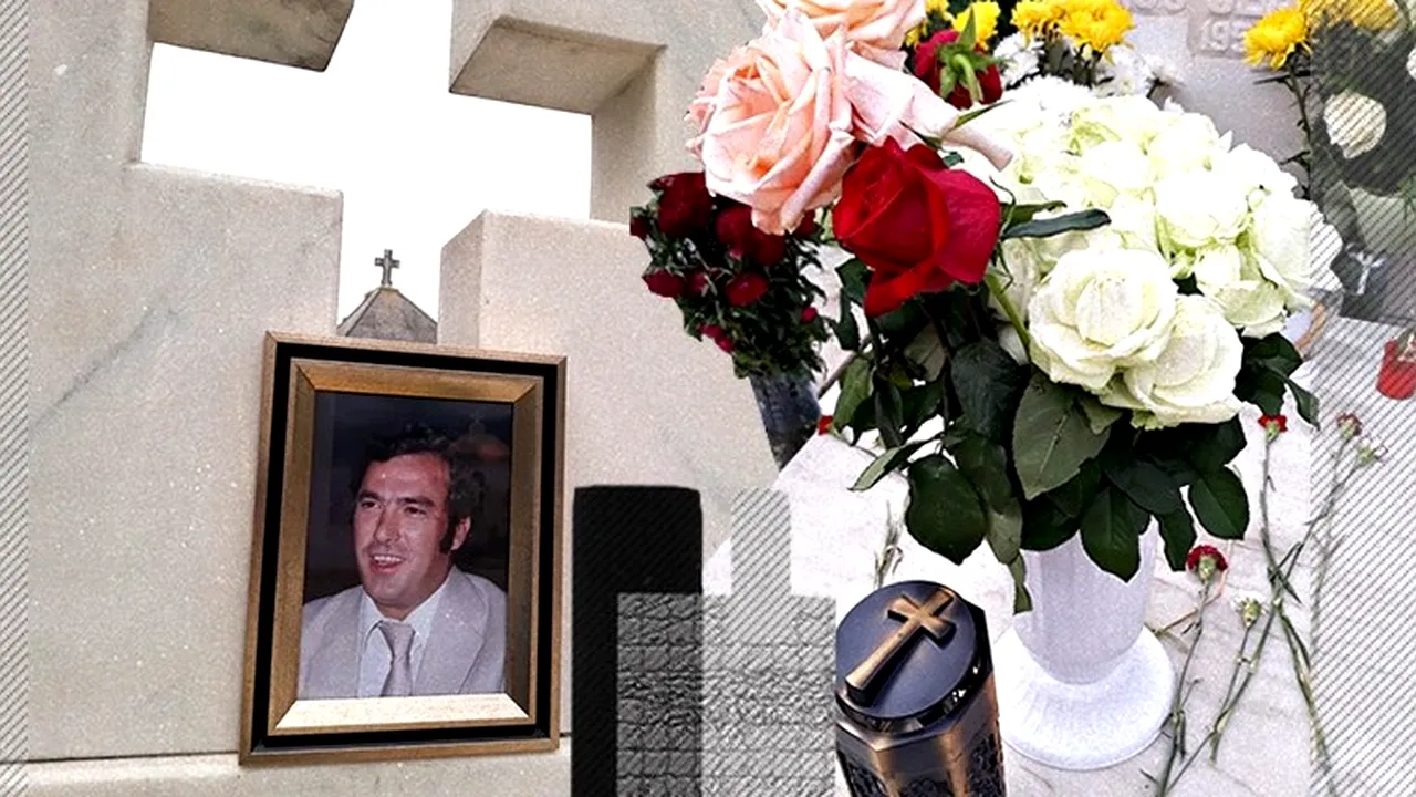 Prietenii nu l-au uitat. Mormântul lui Nicu Ceaușescu este plin de flori. Serghei și Mircea Oprean sunt printre cei care i-au aprins o lumânare de ziua lui | FOTOGRAFII EXCLUSIVE