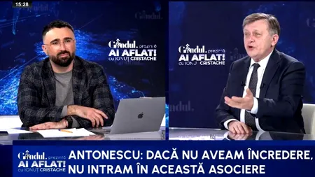 Crin Antonescu, despre candidatura comună la PREZIDENȚIALE: „Propunerea oficială a venit din partea cui trebuia să vină”