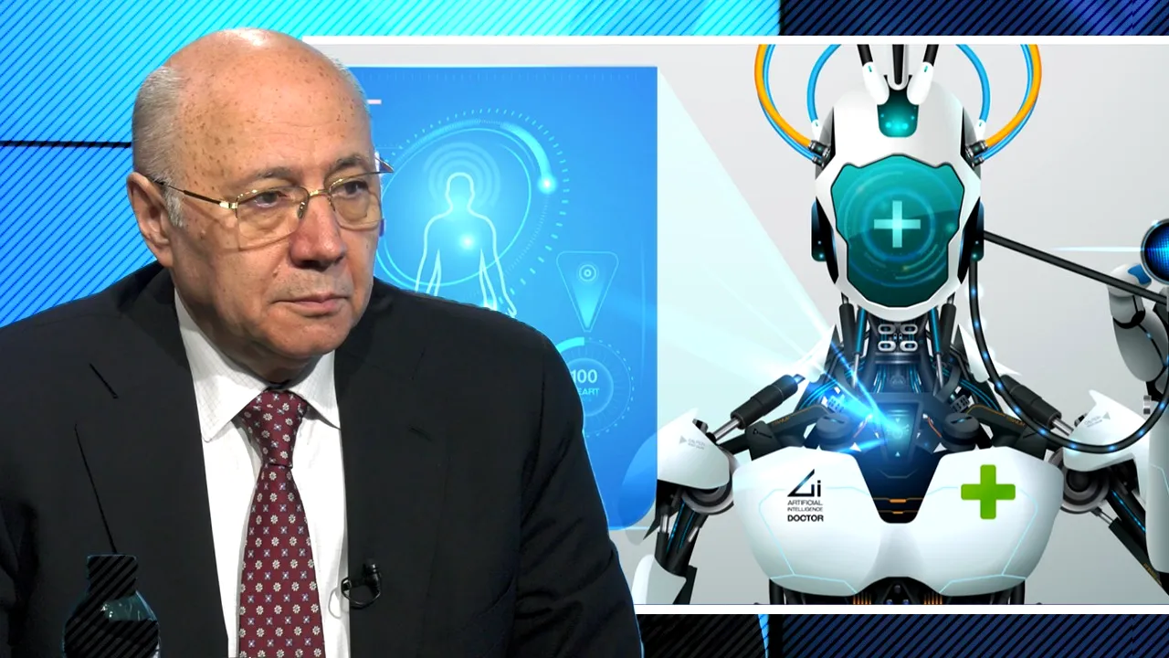EXCLUSIV VIDEO | Profesorul Irinel Popescu, despre inteligența artificială în medicină: “Mă tem că acest «monstru» va scăpa într-o zi de sub control”