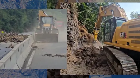 Trafic reluat pe sectorul Boița-Lazaret. Imagini în timp REAL de pe Valea Oltului