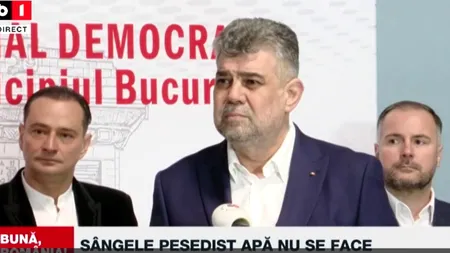 Marcel Ciolacu: Locul lui Cristian Popescu Piedone în această echipă nu poate să fie decât ca primar la Sectorul 5