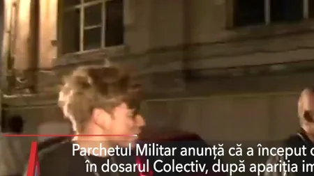 Parchetul Militar anunță: Am început cercetările în dosarul Colectiv, după apariția imaginilor